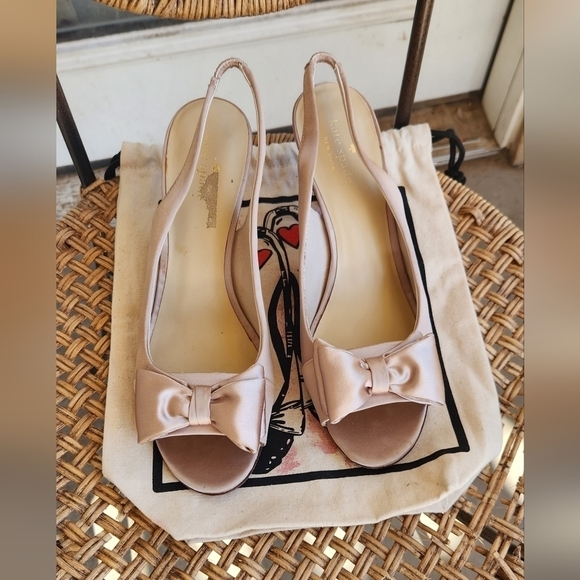 Kate Spade Satin Heels - Picture 2 of 11
